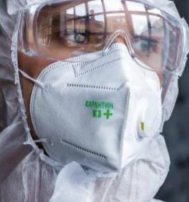 Респиратор медицинский «Карантин К3+» с клапаном выдоха FFP3 NR D